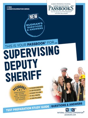 cover image of Supervising Deputy Sheriff